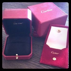 Brand new AUTHENTIC Cartier ring box